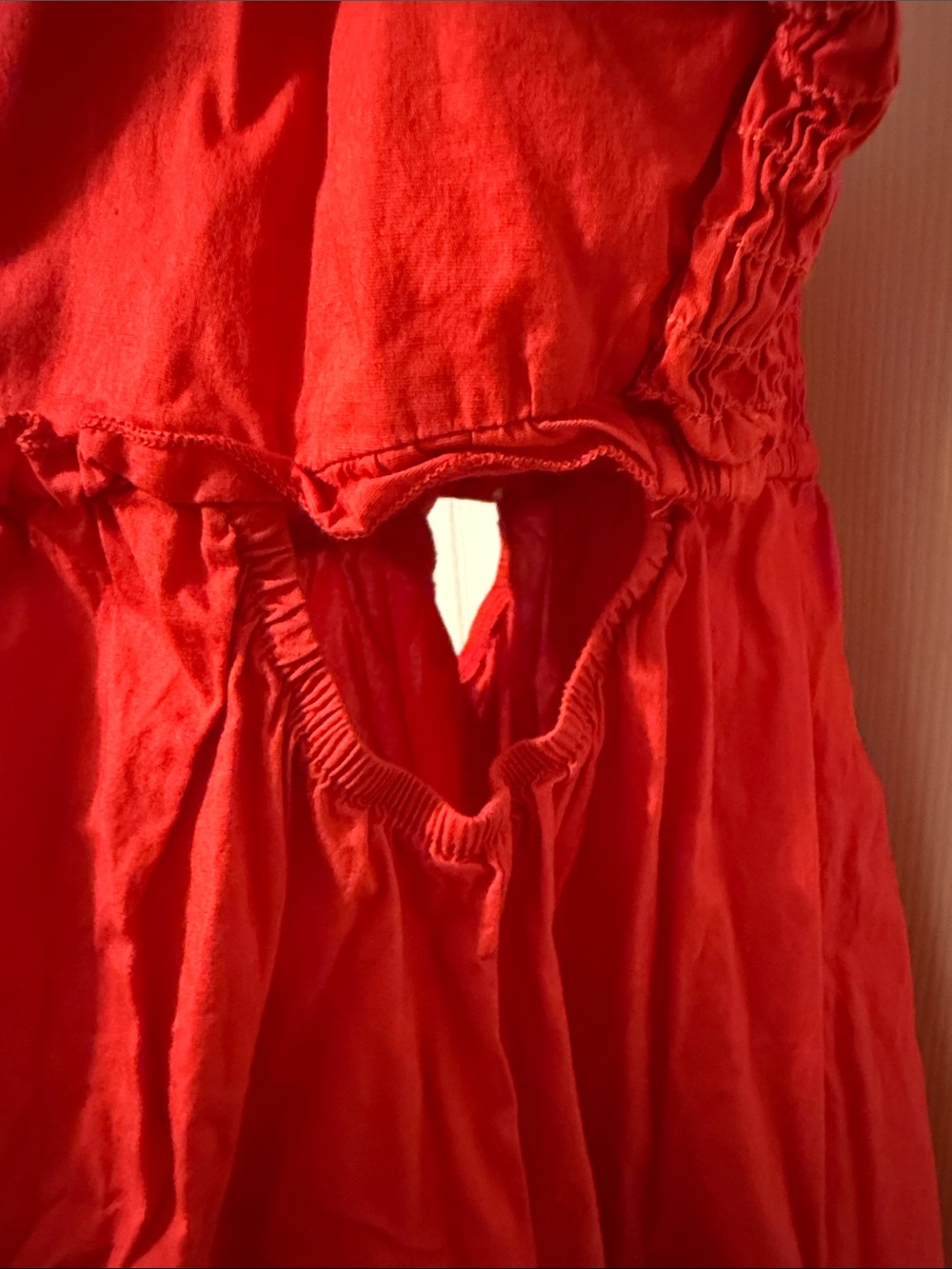 Altar'd State Red Ruffle-Trim Sundress - Picture 2 of 5